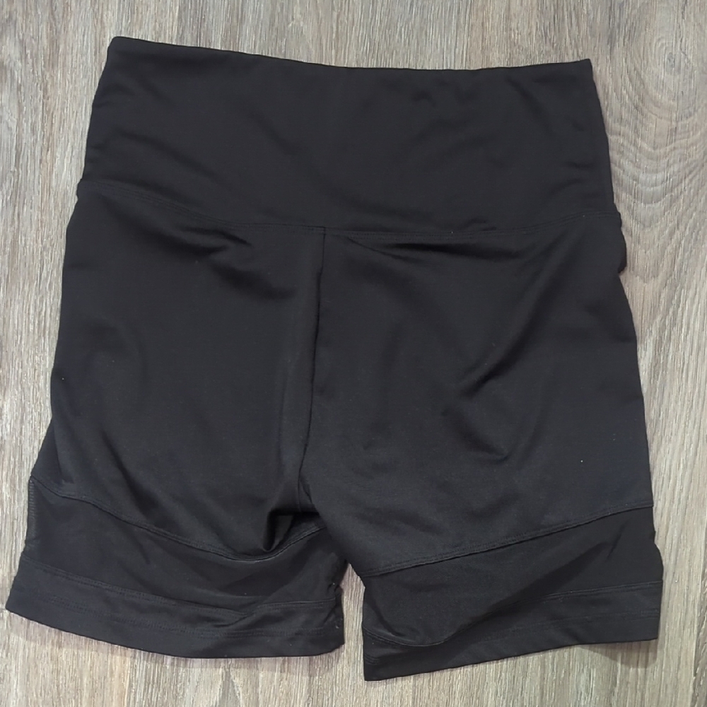 Victoria's Secret Pink Ultimate Black Women's Biker Mesh Shorts - Picture 6 of 8